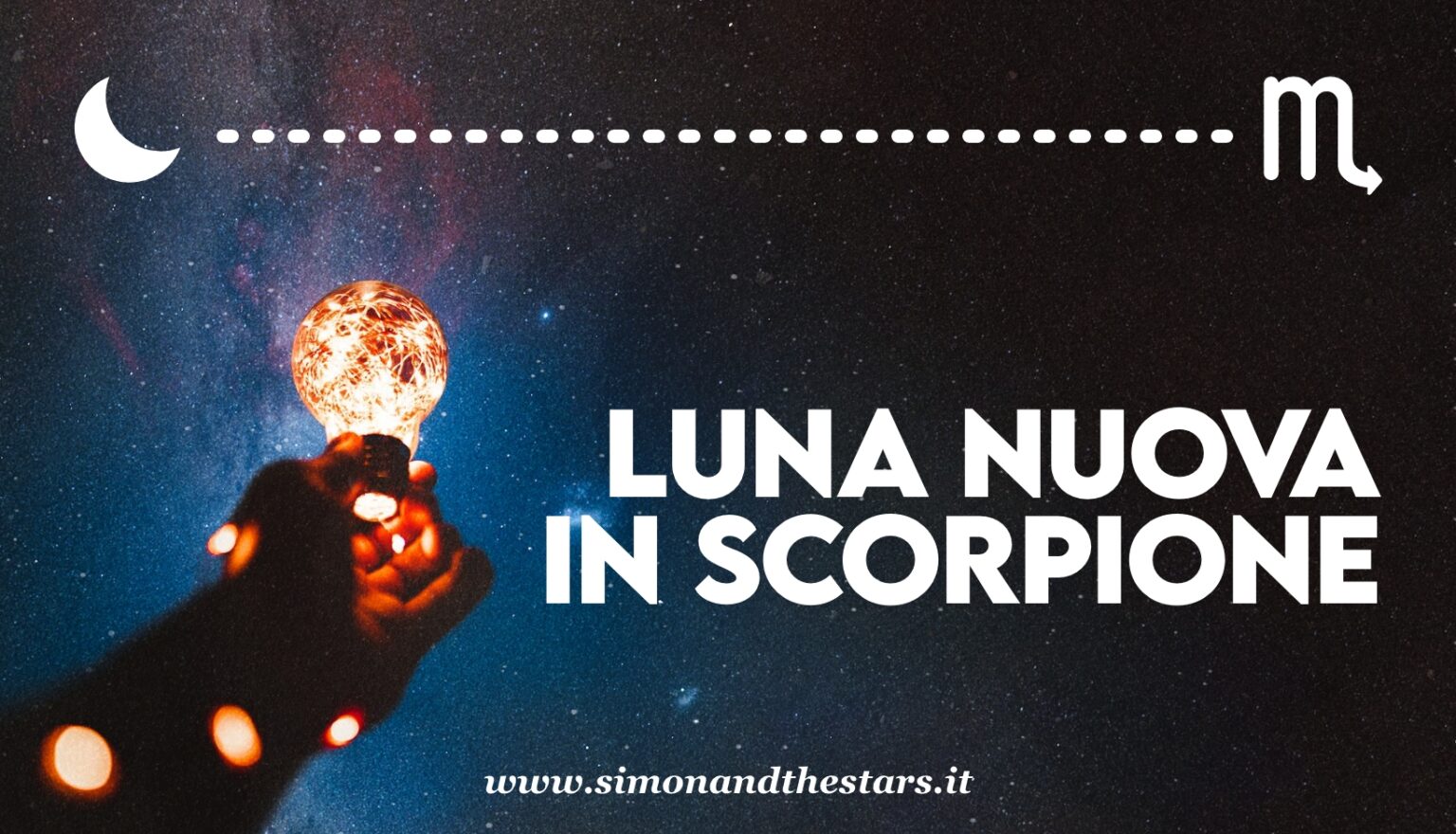 LUNA NUOVA IN SCORPIONE Simon The Stars